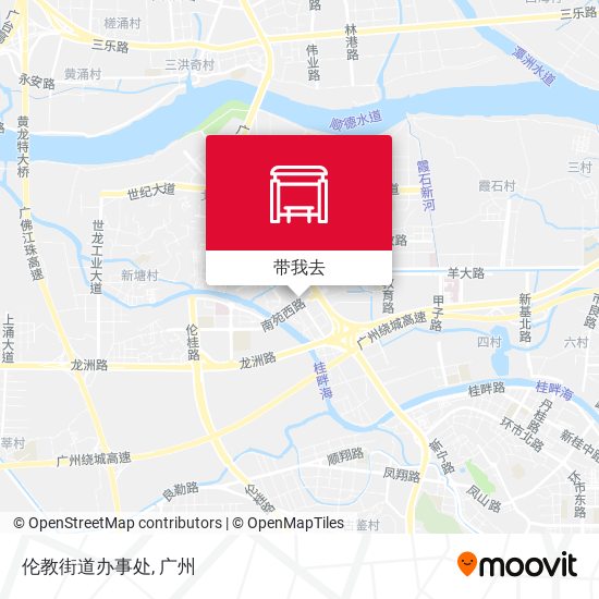 伦教街道办事处地图