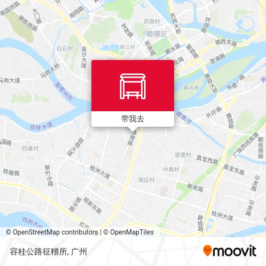 容桂公路征稽所地图