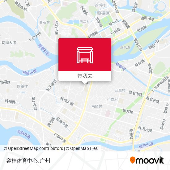 容桂体育中心地图