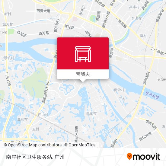 南岸社区卫生服务站地图