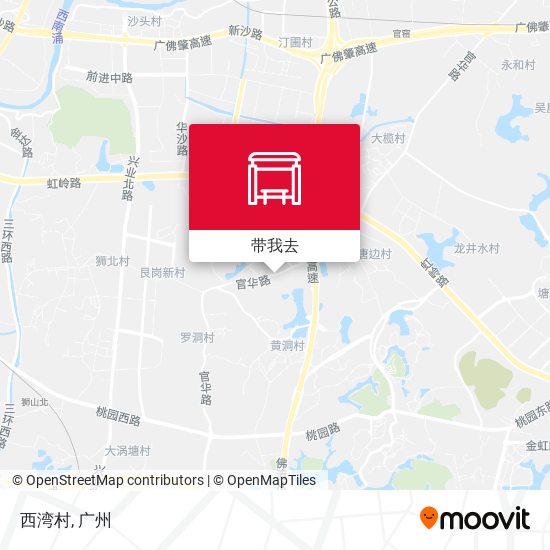 西湾村地图