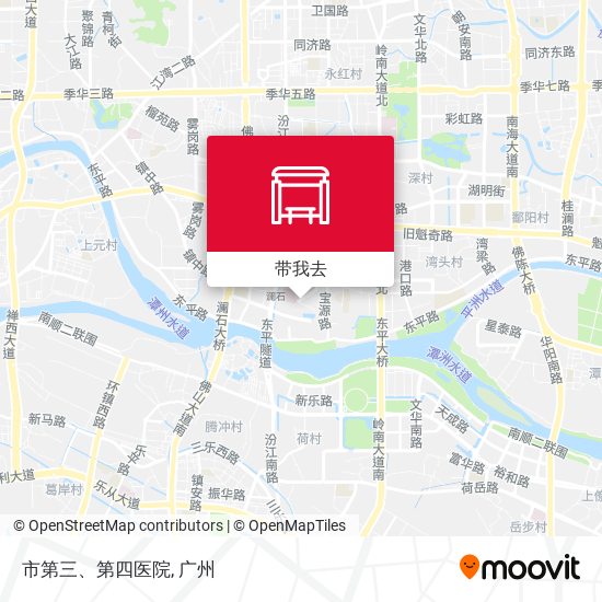 市第三、第四医院地图