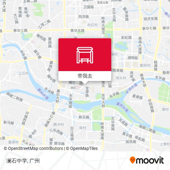 澜石中学地图
