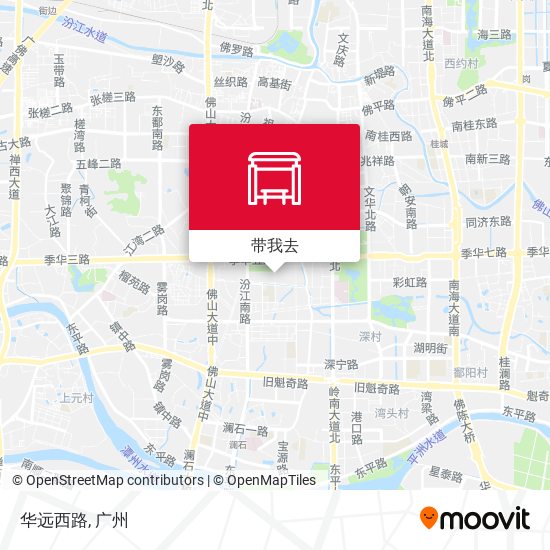 华远西路地图