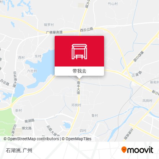 石湖洲地图
