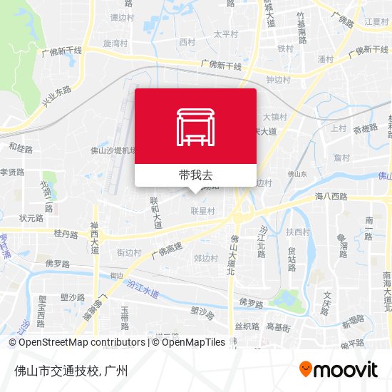 佛山市交通技校地图