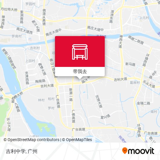 吉利中学地图