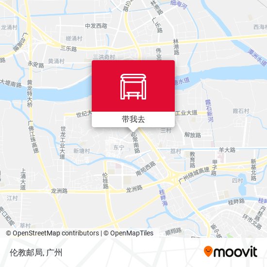 伦教邮局地图