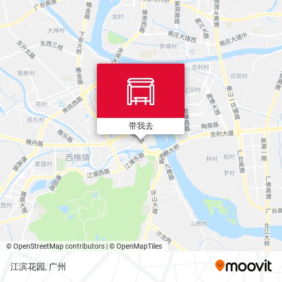 江滨花园地图
