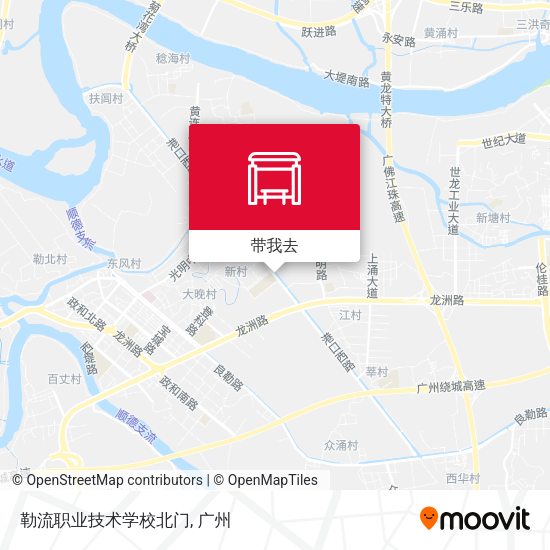 勒流职业技术学校北门地图