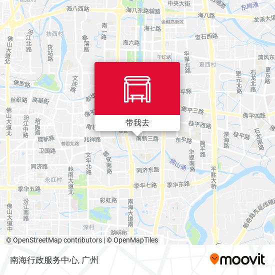 南海行政服务中心地图