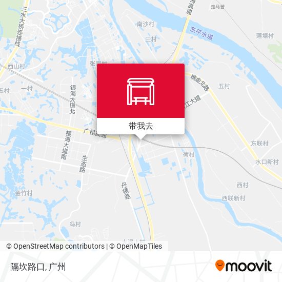 隔坎路口地图