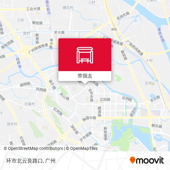 环市北云良路口地图