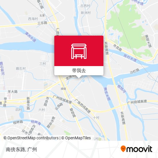 南傍东路地图