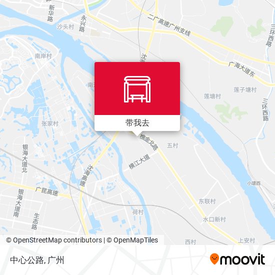 中心公路地图