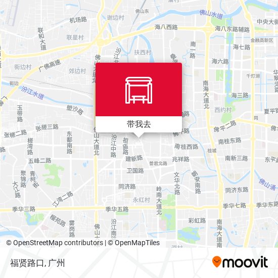 福贤路口地图