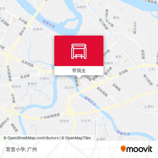 育贤小学地图