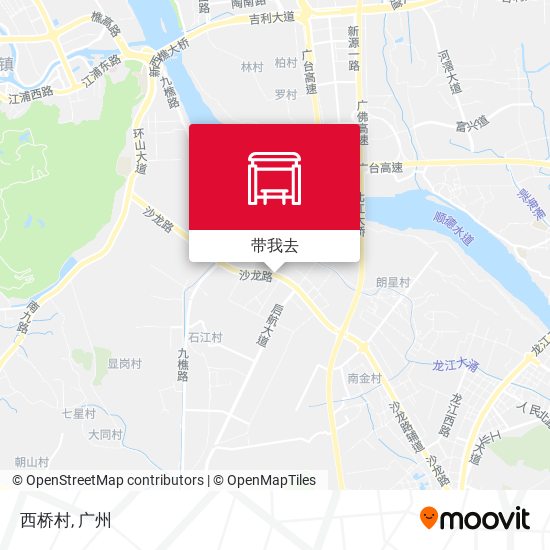西桥村地图
