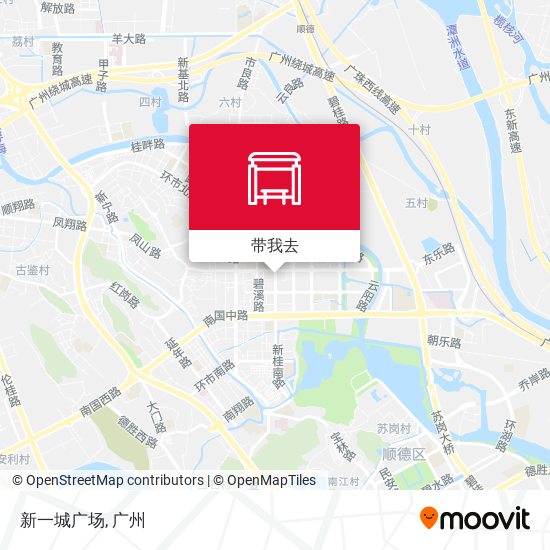 新一城广场地图