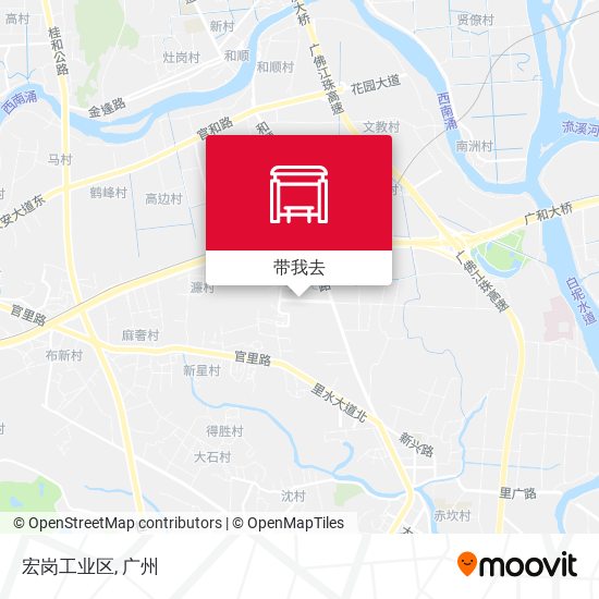 宏岗工业区地图
