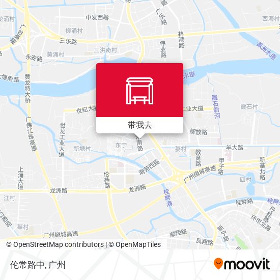 伦常路中地图