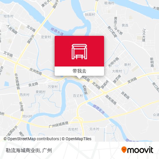 勒流海城商业街地图
