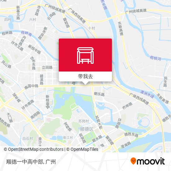 顺德一中高中部地图