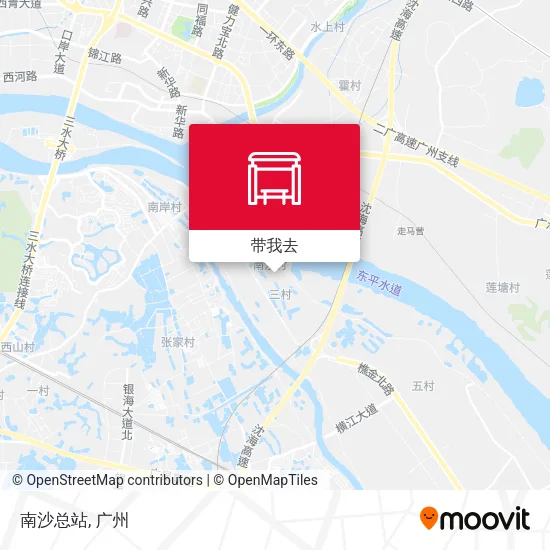 南沙总站地图