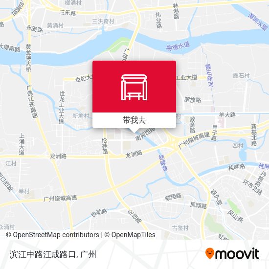 滨江中路江成路口地图