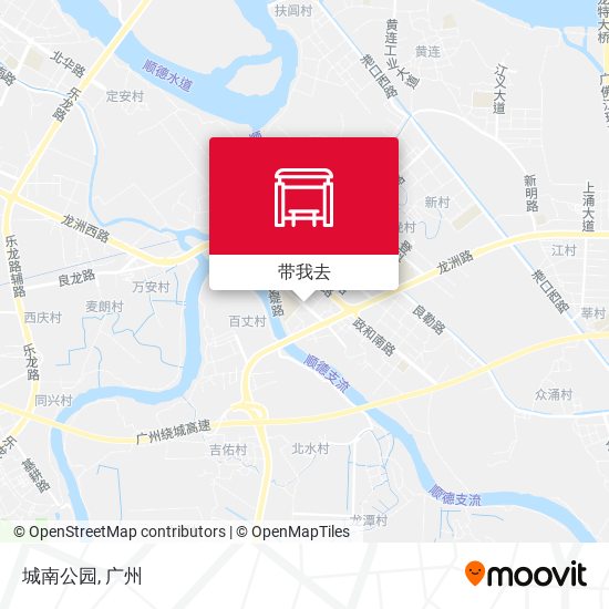 城南公园地图
