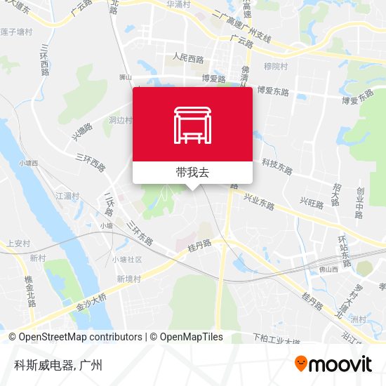 科斯威电器地图