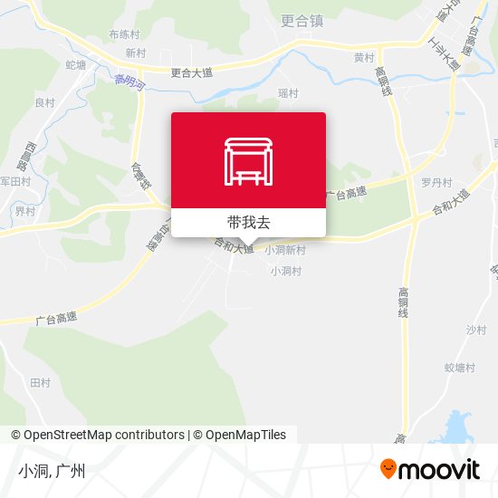 小洞地图