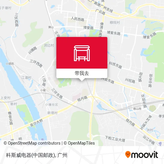 科斯威电器(中国邮政)地图