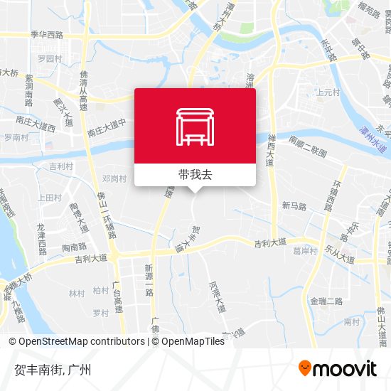 贺丰南街地图