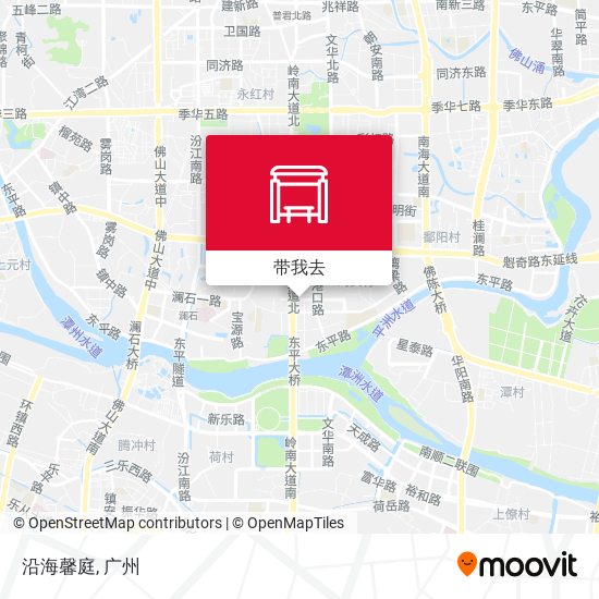 沿海馨庭地图