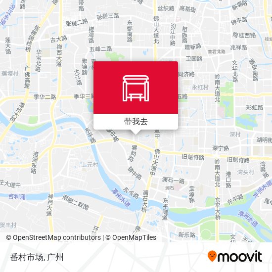 番村市场地图