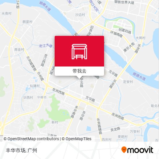 丰华市场地图