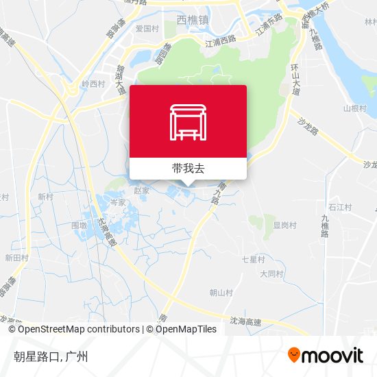 朝星路口地图
