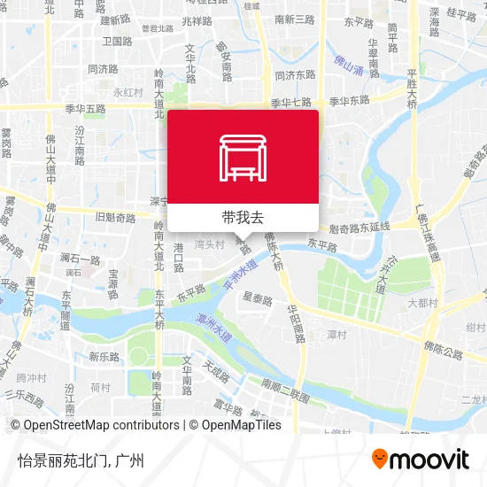 怡景丽苑北门地图