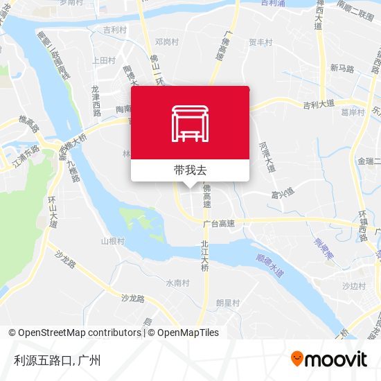 利源五路口地图