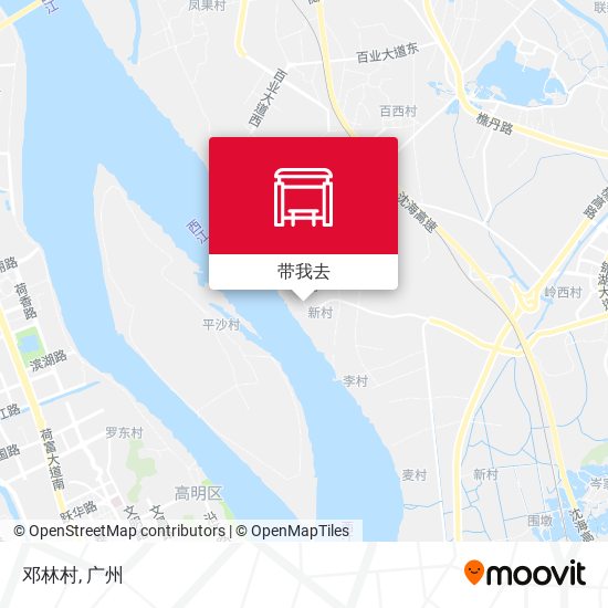 邓林村地图