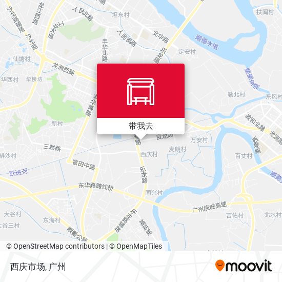 西庆市场地图