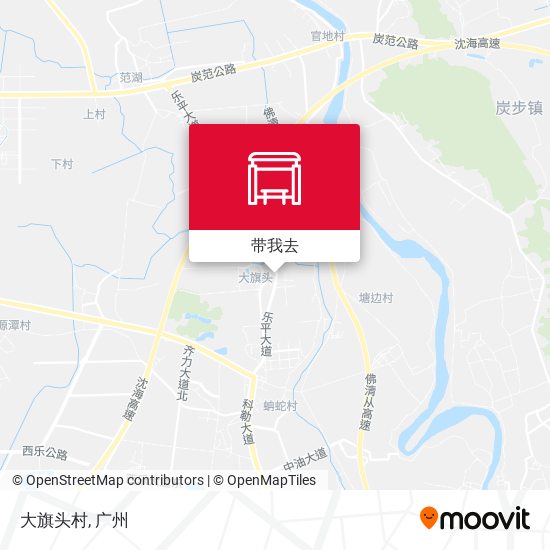 大旗头村地图