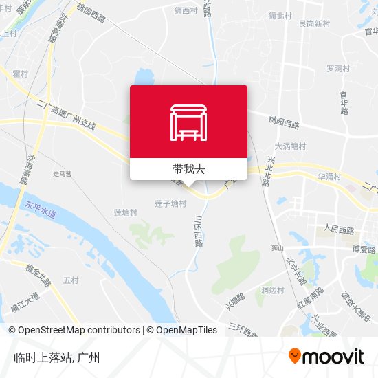 临时上落站地图