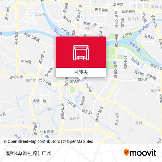 塑料城(新桂路)地图