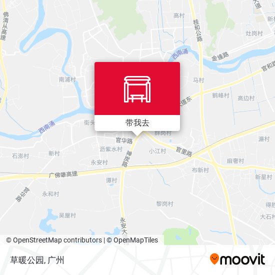 草暖公园地图