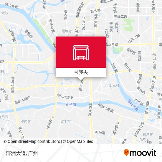 溶洲大道地图