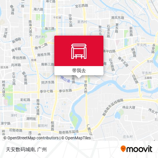 天安数码城南地图