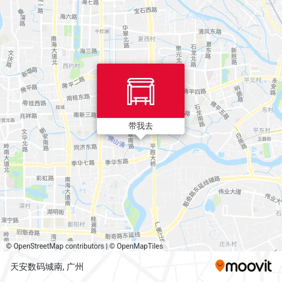 天安数码城南地图