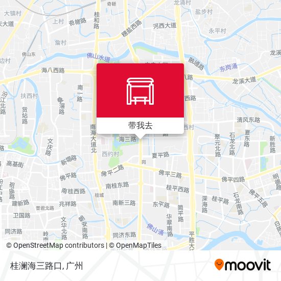桂澜海三路口地图